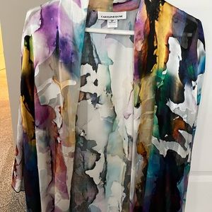 Caroline Rose rayon & Silk dressy top